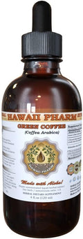 Hawaii Pharm Green Coffee Liquid Extract Green Coffee (Coffea Arabica) Bean Powder Tincture Supplement 4 oz