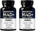 Boostiva NAD+ Supplements for Men with NAD Resveratrol CoQ10 L-Citrulline &amp Lycopene – Nitric Oxide Support Prostate Care Anti-Aging Stamina &amp Cellular Energy Boost 60capsules (2)