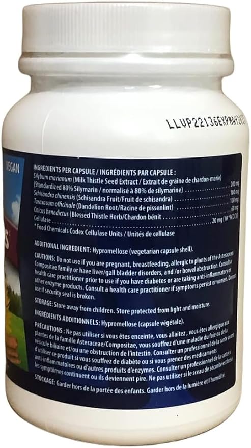 Omega Alpha Liver Plus-Liver Healthy Support Formula 90 Veg Capsules