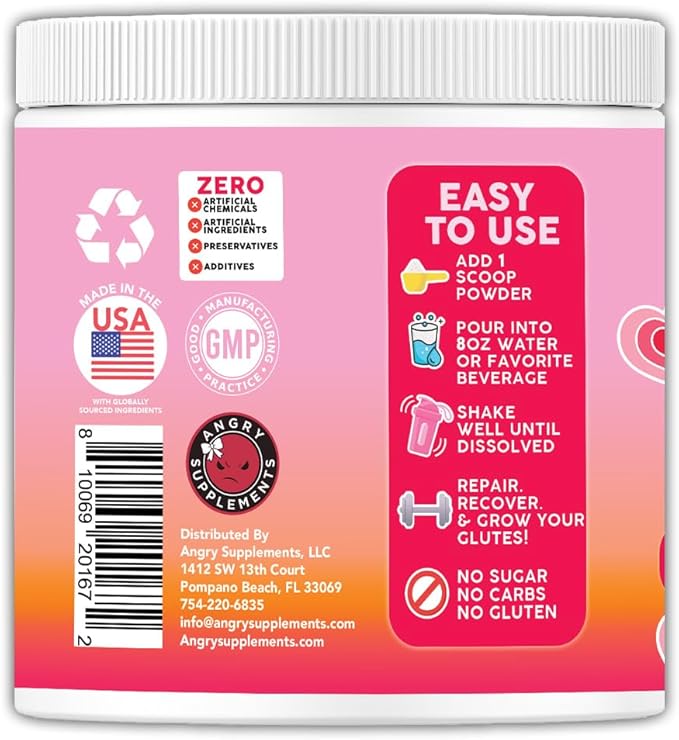 Creatine Monohydrate Powder for Women Complex w. 5G Creatina per Serving + Glutamine Collagen BCAAs &amp Hydration Blend Energy Muscle + Glute Builder Unflavored 2-Pack (60 Servings)