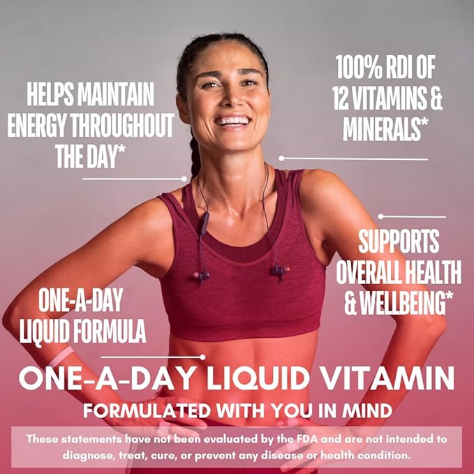 Tropical Oasis Adult Liquid Multivitamin -Liquid Multi-Vitamin and Mineral Supplement with 125 Total Nutrients Including 85 Vitamins &amp Minerals 23 Amino Acids and 18 Herbs - 16 fl oz 32 serv