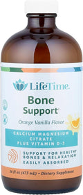 LifeTime Vitamins - Liquid Calcium Magnesium Supplement for Women &amp Men with Vitamin D Muscle and Bone Health Support with Magnesium &amp Calcium Citrate - Natural Orange Vanilla Flavor 16 fl