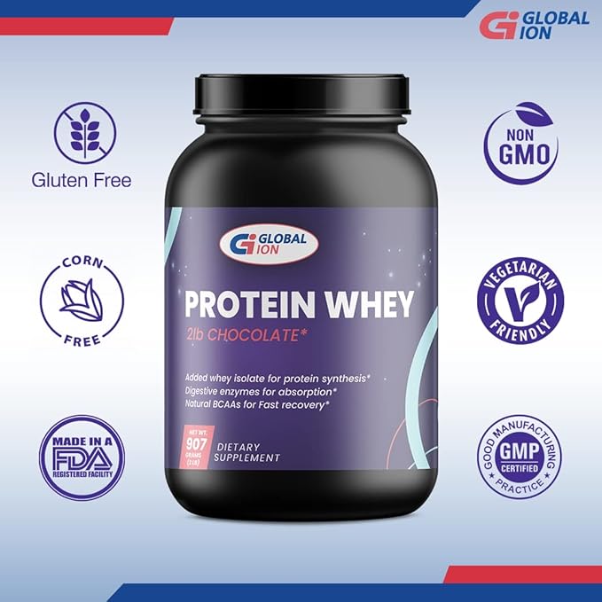 Global Ion 2lb Whey Protein Chocolate