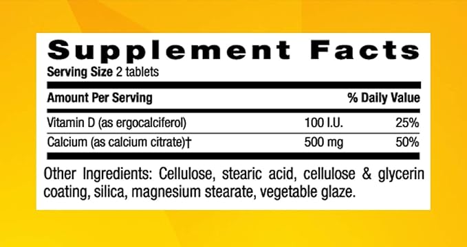 Country Life Calcium Citrate with Vitamin D - 120 Count