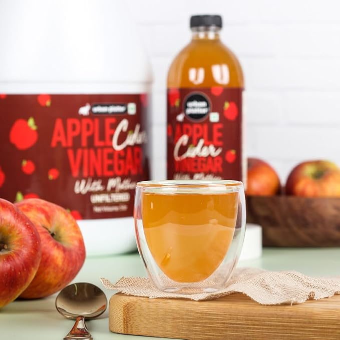 Urban Platter Apple Cider Vinegar with Mother 473ml (Raw Unfiltered and with The Mother)