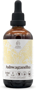 Ashwagandha Alcohol-Free Natural Tincture Extract Immune System Booster Liquid Drops Made from 100% Ashwagandha (Withania somnifera) Dried Root (4 fl oz)