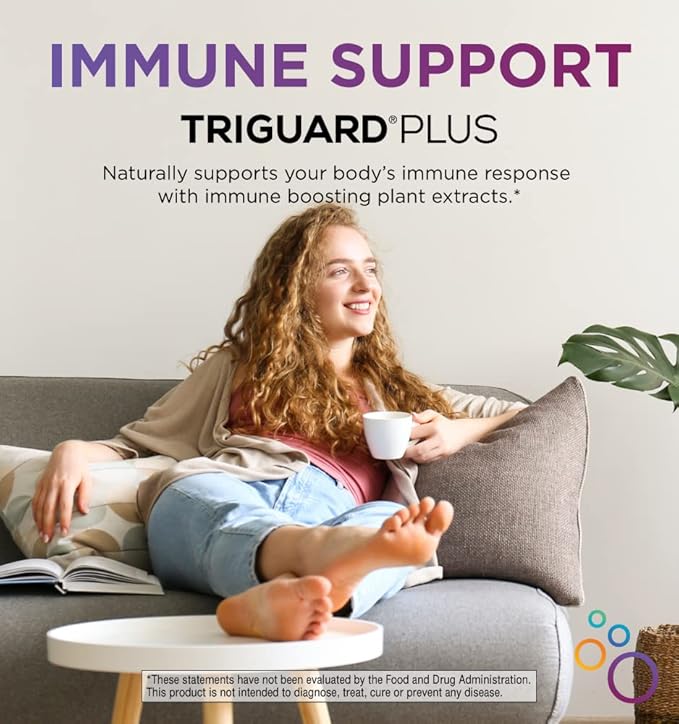 Triguard Plus Concentrate | Colloidal Silver Liquid Sambucus Elderberry Extract &amp Olive Leaf Extract 3-in-1 Liquid Immune Support | Powerful Immune System Booster | Great Taste - 2oz / 60ml