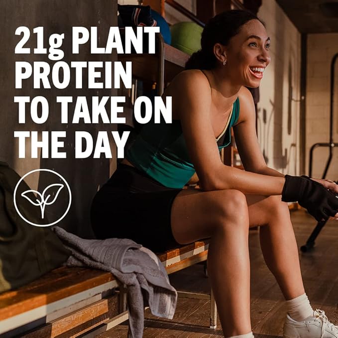 Orgain Organic Vegan Protein Powder Strawberries &amp Cream - 21g Plant Based Protein 4g Prebiotic Fiber Low Net Carb No Lactose Ingredients No Added Sugar Non-GMO For Shakes &amp Smoothies