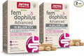 Jarrow Formulas Fem-Dophilus Advanced Vaginal &amp Digestive Probiotics 10 Billion CFU for Vaginal Urinary Tract Digestive &amp Immune Support 30 Capsules (Pack of 2)