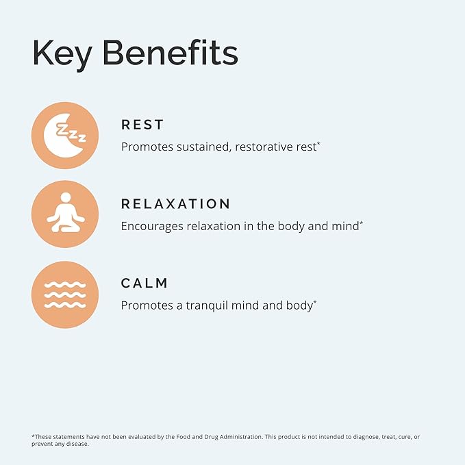 BRAINMD Dr. Amen Restful Sleep - 60 Capsules - Promotes Relaxation &amp Calm Contains Melatonin Valerian GABA &amp Magnesium Non-Habit Forming - Gluten-Free - 15 Servings