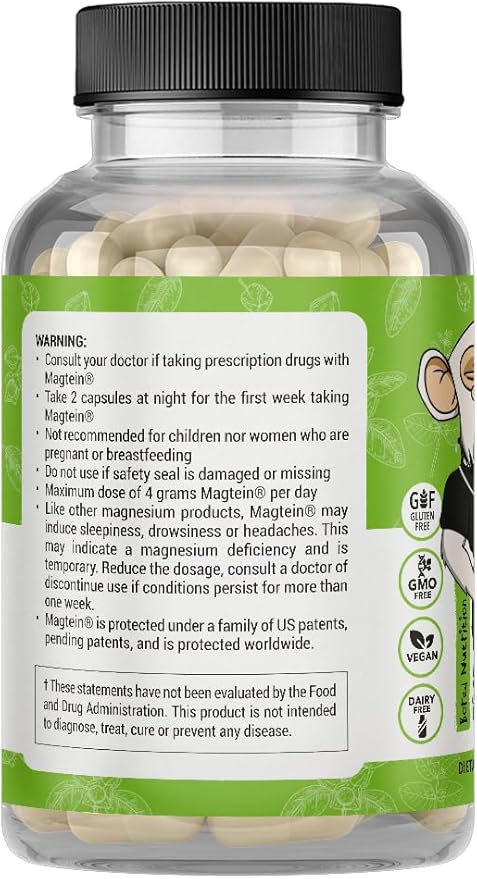 Bored Nutrition M2K: Magtein Magnesium L-threonate &amp Ashwagandha Supplement - 1500mg Magtein 300mg KSM-66 Plus 200mg Magnesium