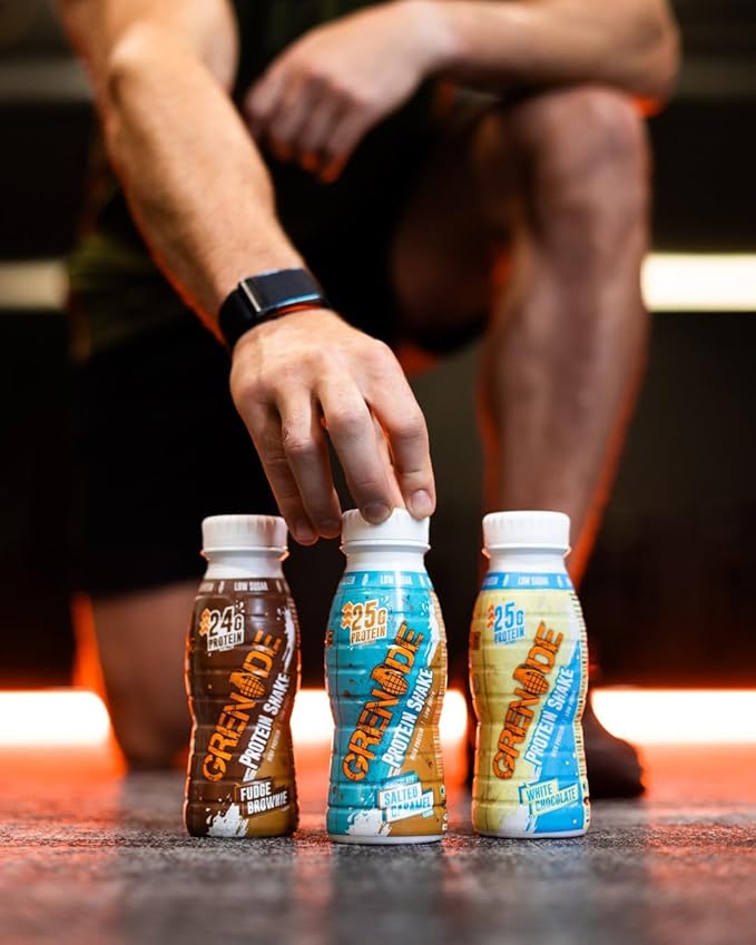 Grenade Carb Killa High Protein Shake Bottles White Chocolate 330 ml Pack of 8