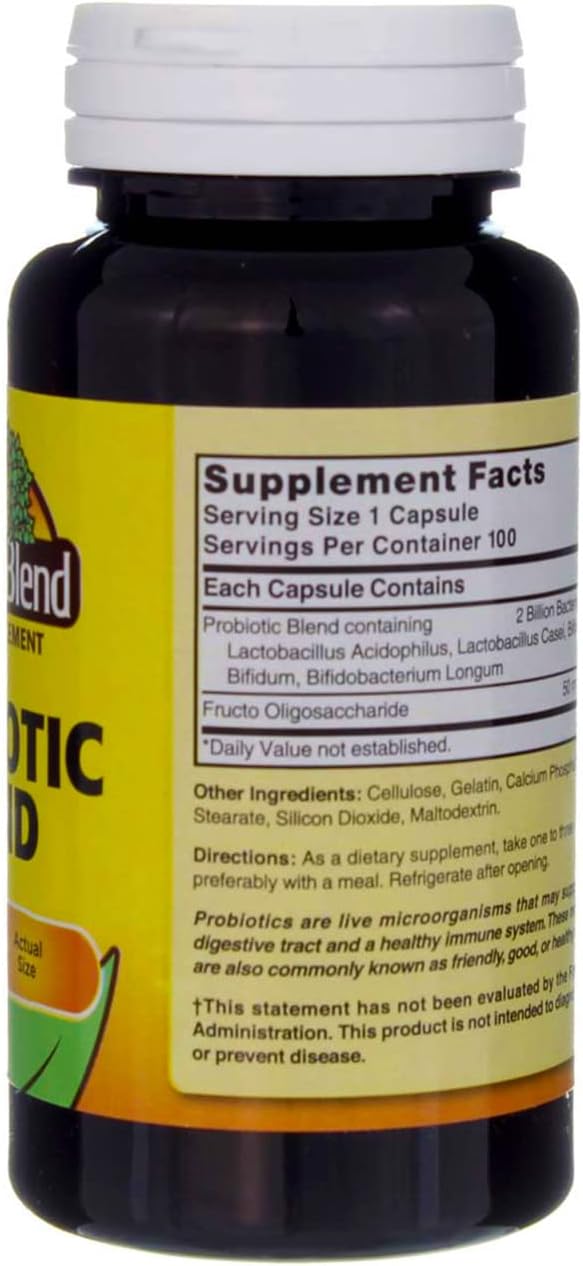 Nature's Blend Probiotic Blend 100 Capsules (Pack of 5)