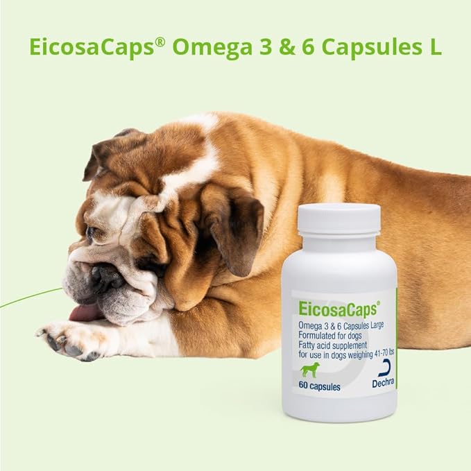 EicosaCaps® Omega 3 &amp 6 Capsules for Dogs 60 ct