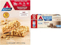 Atkins Peanut Butter Granola Protein Meal Bar High Fiber 16g Protein 1g Sugar 4g Net Carb &amp Milk Chocolate Delight Protein Shake 15g Protein Low Glycemic 2g Net Carb 1g Sugar