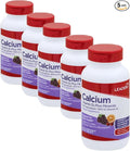 Leader Calcium Vitamin D3 Plus Minerals Bone Health Supplement with Magnesium &amp Zinc Supports Strong Bones &amp Teeth Enhanced Absorption Cherry Orange &amp Fruit Punch Flavor 60 Chewable