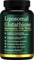 Liposomal Glutathione Capsules with Resveratrol &amp Milk Thistle