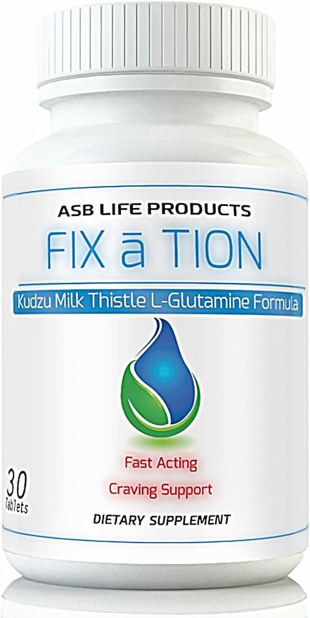 Anti - Alcohol and Alcohol Support Supplement. 10X Craving Support Kudzu Milk Thistle L Glutamine B Vitamins Folic Acid Fastest Absorption