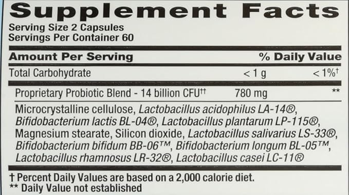 Now Pb 8 Pro-biotic Acidophilus Tablets Vegetarian 120-count Bottle