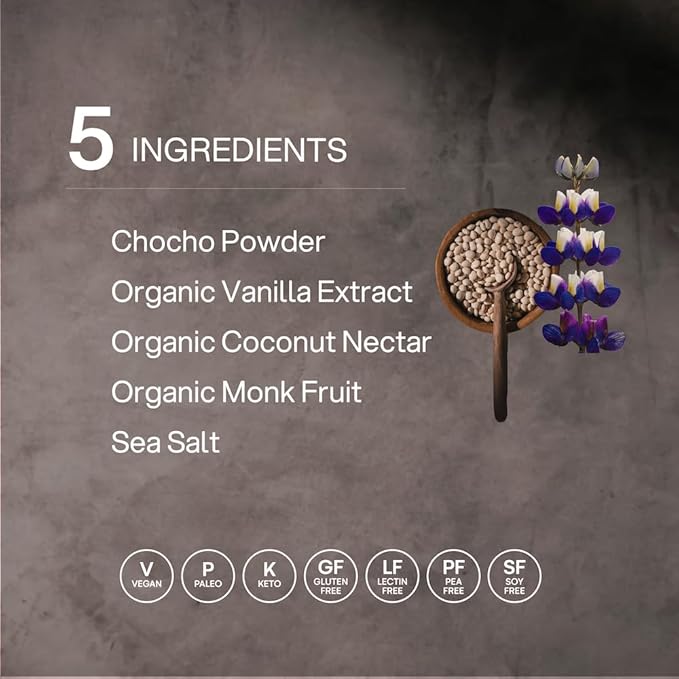 Mikuna Vegan Protein Powder (Vanilla 15 Servings) - Plant Based Chocho Superfood Protein - Dairy Free Protein Powder Packed with Vitamins Minerals &amp Fiber - Gluten Keto &amp Lectin-Free