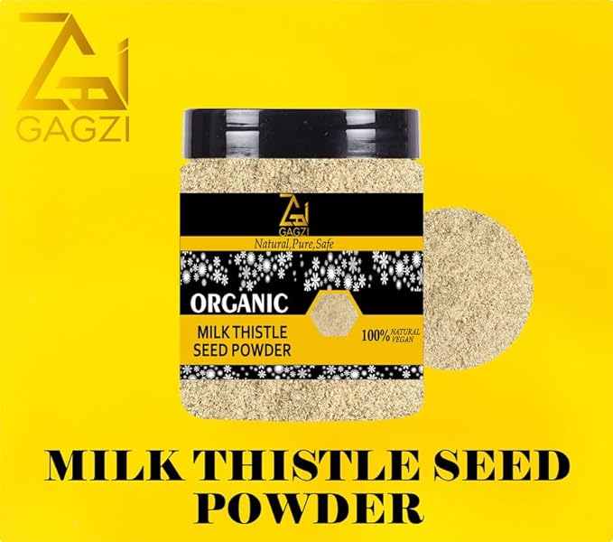 Natural Milk Thistle Seed Powder 9 Oz / 255.15 Gram (Pack of 1