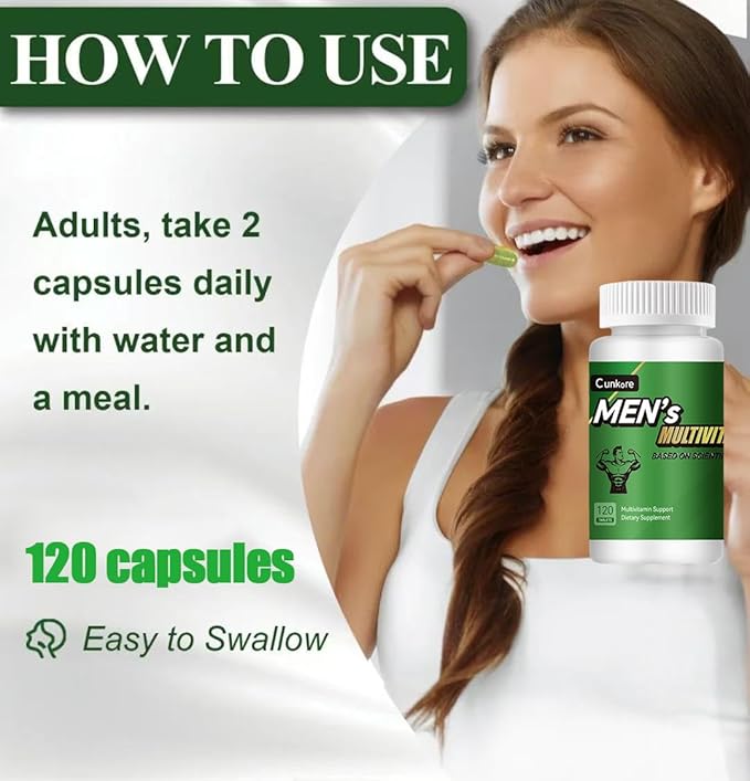 120 multivitamins and Minerals per Bottle