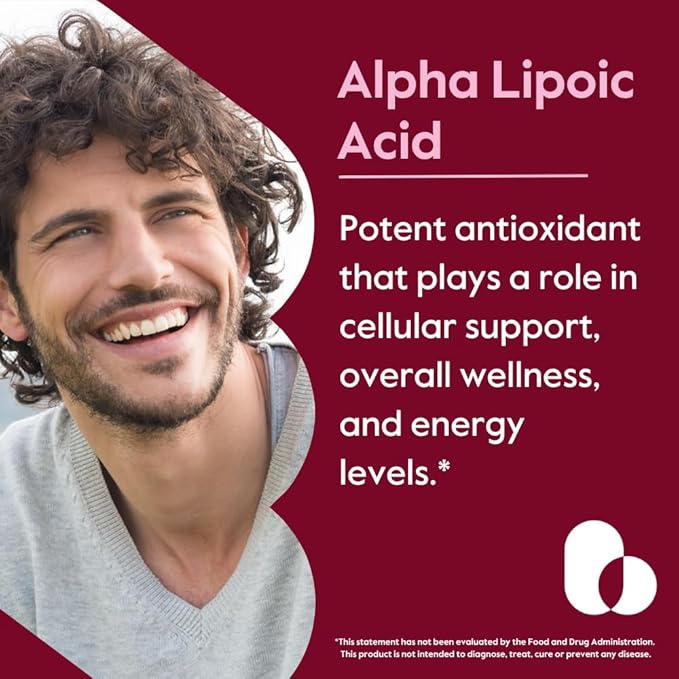 BESTVITE High Strength Alpha Lipoic Acid 600mg (per Capsule) with Biotin to Enhance Absorption (240 Vegetarian Capsules) (2 x 120) No Stearates - Vegan - Non GMO - Gluten Free