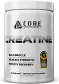 Core Nutritionals Creatine Monohydrate | Increase Strength Build Muscle Improve Recovery | 5g Creatine | 80 Servings (Unflavored)