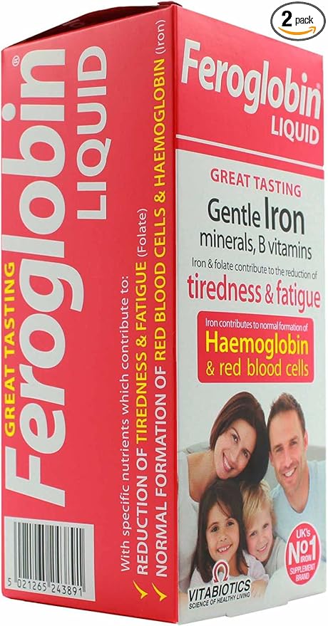 Vitabiotics Original Feroglobin 200Ml (2 Pack)