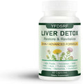 Liver Health Supplement 20-in-1 Advanced Detox Formula containing standardized Milk Thistle Dandelion Root N-acetylcysteine | Supports Natural detoxification and Health Functions 60 Capsules (1)
