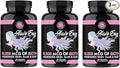 Angry Supplements Hair Envy 10000 mcg Biotin + Keratin Grow + Hydrate Hair Strengthen Thicken Nails Clear &amp Nourish Skin – Help Damaged Thinning Hair (3-Bottles)