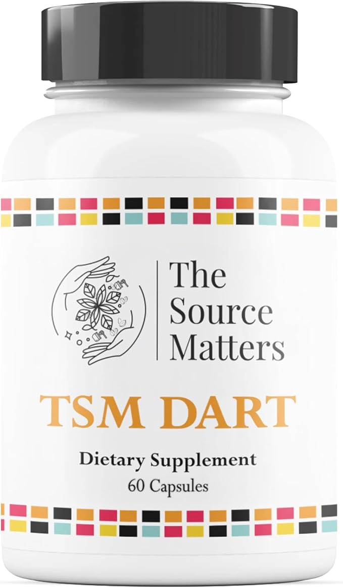 Dart Dietary Supplement | Adaptogenic Formula with Holy Basil Ashwagandha Rhodiola Schisandra &amp Licorice Root for Stress Support Mental Clarity &amp Emotional Balance (60 Capsules)