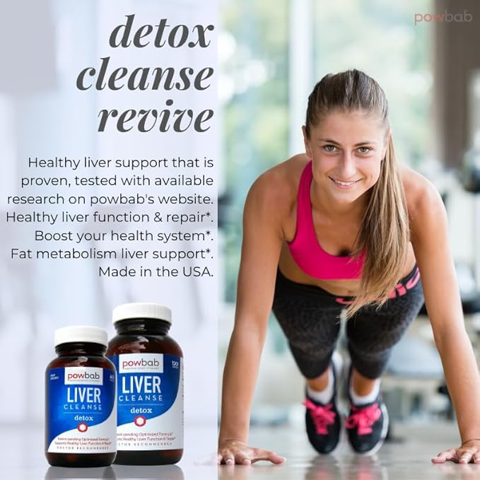 powbab Liver Cleanse Detox. #1 Patent-Pending Optimized Repair Formula. Liver Md Focus Research with Organic Baobab Beet Root Powder and Goji. Beats Milk Thistle Silymarin &amp Dandelion (120 capsu