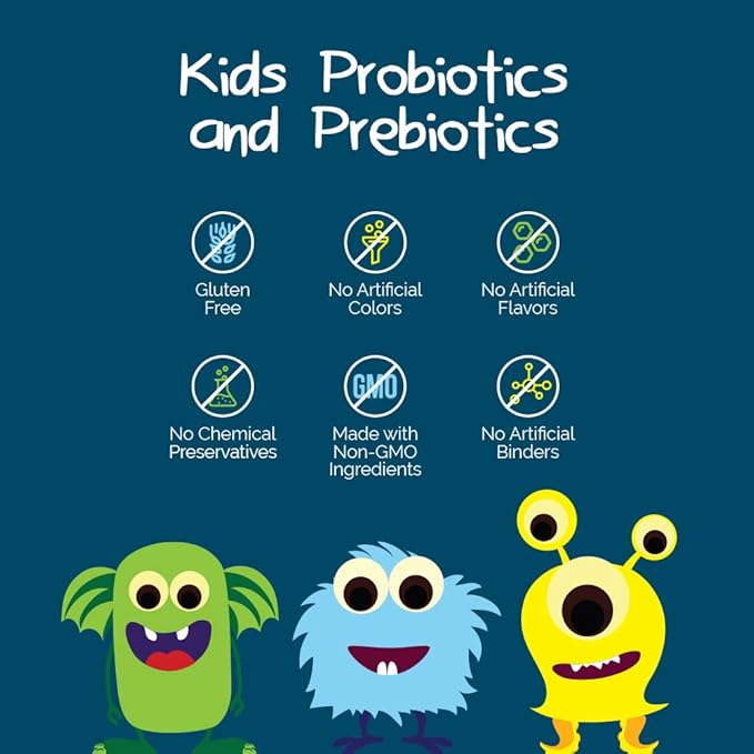 Intelligent Labs Kids/Children Probiotics 6 Billion CFU with Prebiotics PHGG &amp FOS Once-Daily Chewable Great Taste 10x Effectiveness 60-Day Supply Third-Party Verified