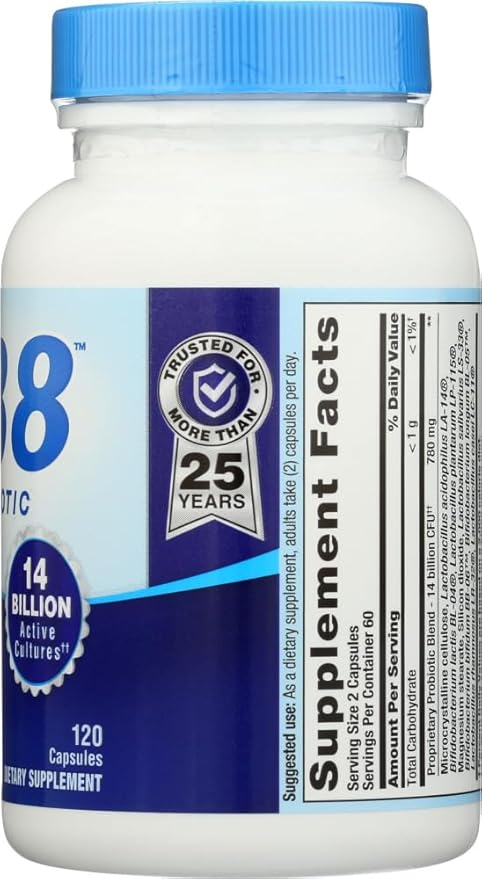 PB 8 Acidophilus Probiotic 120 Count (Value Pack of 2)