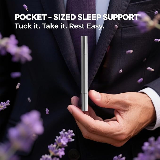 Topical Sleep Aid Gel for Adults Use Before Bed 2-Week Supply in Portable 2g Tube Fast-Absorbing Non-Greasy Formula with Calming Lavender