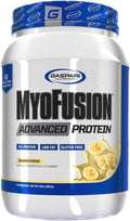 Gaspari Nutrition Myofusion Advanced Protein Protein Blend with Whey Protein Casein Protein and Isolate Protein Low Fat and Gluten Free (Banana Cream 2 Pound)