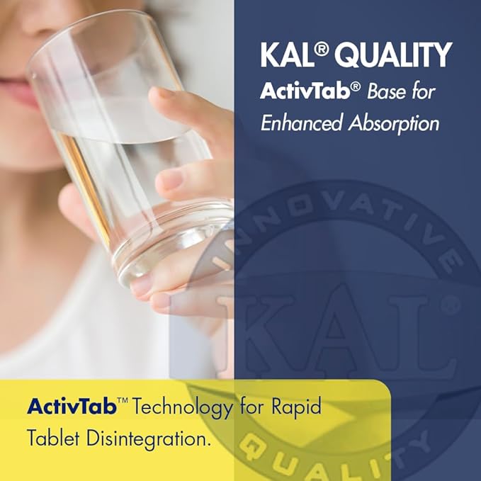 Kal Malic Acid with Magnesium Tablets 120 Count (Pack of 2)