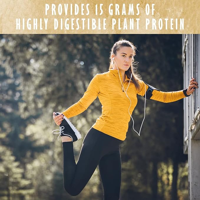 Garden of Life Organic Plant Protein Unflavored Protein Powder with Probiotics &amp Enzymes – Plant Based Powder Amino Acids Non-GMO Grain-Free Gluten-Free Vegan 10 Servings