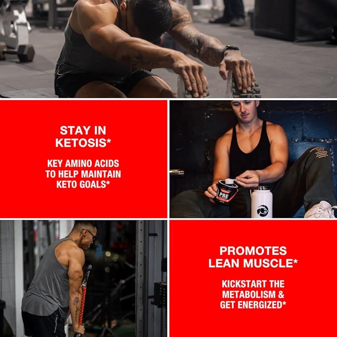 Honey Badger Pre Workout Powder Keto Vegan Preworkout for Men &amp Women Beta Alanine &amp Caffeine Sugar Free Natural Energy Supplement Fruit Punch (High-Stim)