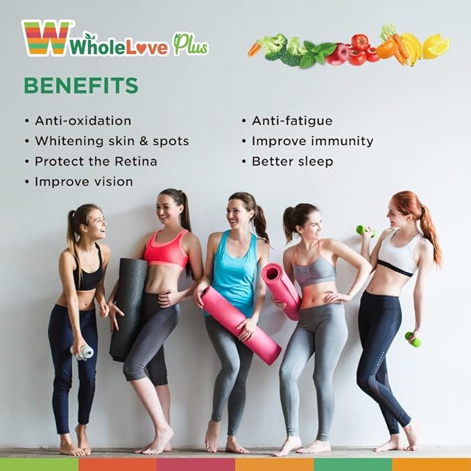 NOTO WholeLove Plus Women's Organic Whole Food Multivitamin 60 Tables Health Supplements for Immune Support Vitamin Vegan