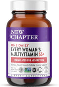 New Chapter Women’s Multivitamin 55+ Astaxanthin B6 B12 D3 Vitamin C &amp Zinc Immune Heart Cellular Energy and Bone Support Gentle on The Stomach One Daily Non-GMO Gluten-Free 72 Table