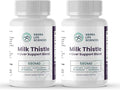 Milk Thistle+ Liver Support Blend | 580mg with Turmeric Dandelion Root Beet &amp Black Pepper | for Liver Enzyme Support Detox &amp Antioxidant Defense | 2-Pack