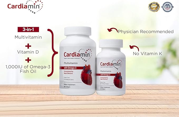 Cardiamin General Wellness Multivitamins 30-Day Supply