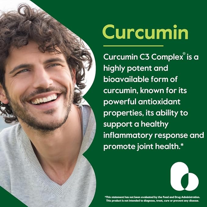 BESTVITE Curcumin 510mg (Turmeric)(120 Vegetarian Capsules) with Curcumin C3 Complex &amp Bioperine - Standardized to 95% Curcuminoids - No Stearates - Vegan - Non GMO - Gluten Free