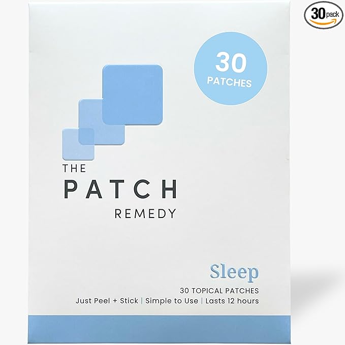 The Patch Remedy Sleep | Valerian Passionflower Hops Magnesium Glycinate | 30 Patches