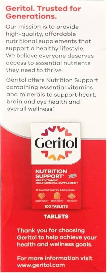 Geritol Liquid Supplement B-Vitamins &amp Iron 12 Fluid Ounce (Pack of 4)