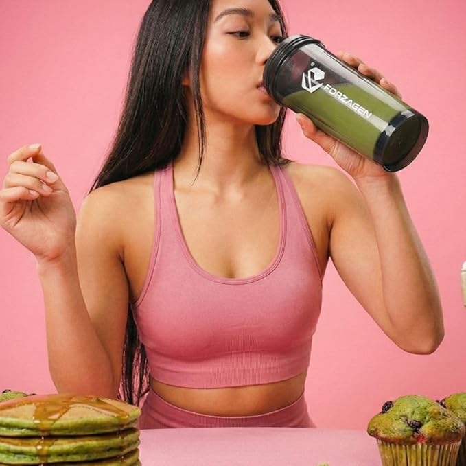 Forzagen All in One Protein for Her Protein Powder for Women with Collagen Peptides (2 Pound (Pack of 1) Matcha Latte)