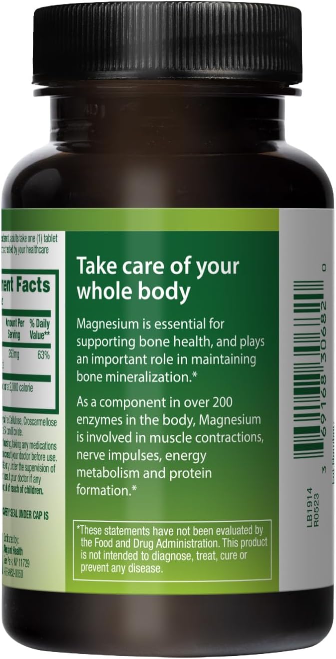 HealthA2Z® Wellness Magnesium Oxide 420mg | Bone &amp Muscle Support | Dietary Supplement | Value Pack – 24 Packs of 90 Tablets Each (2160 Tablets Total)