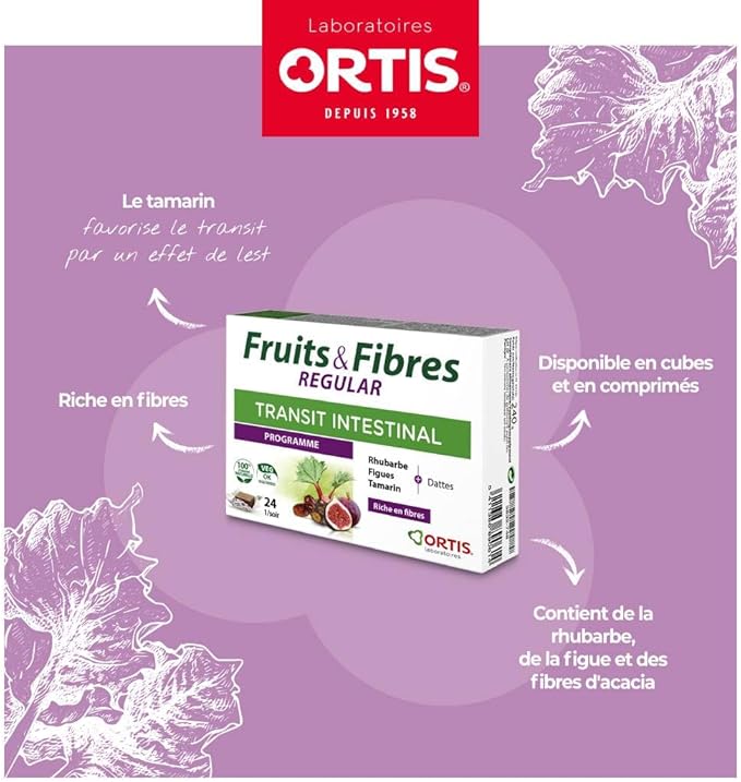 Ortis Fruits &amp Fibres Regular 24 Cubes